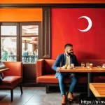 Home 19 뉴로마케팅 기법을 통한 브랜드 상징성 강화 - A vibrant marketing campaign scene showing a diverse group of Turkish consumers emotionally connecti...